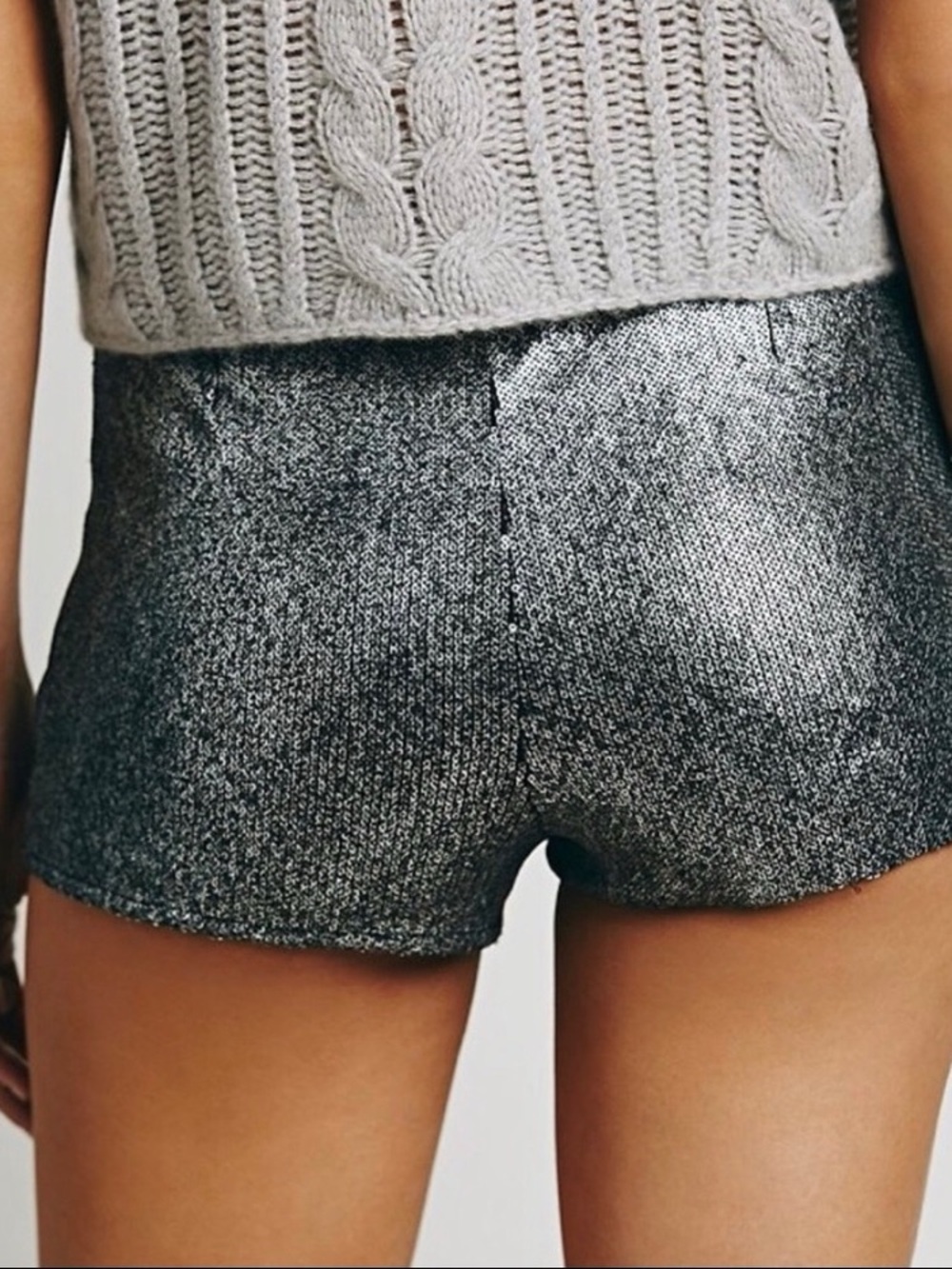 Free People Sequin Shorts - Picture 7 of 10